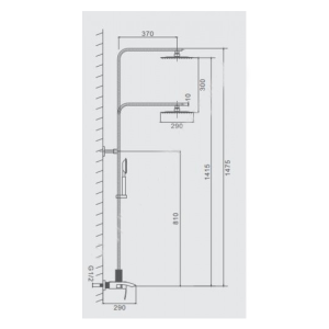 Душевая система Frap F24803