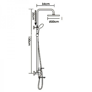 Душевая система Frud R24131