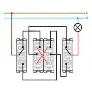 Выключатель Simon 15 1591251-034 шампань схема установки