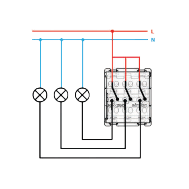 Выключатель Simon 15 1591391-031 слоновая кость схема подключения