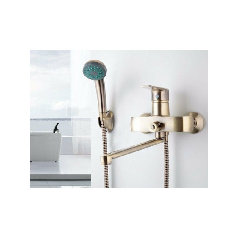 Смеситель Frap F2230-4 бронзовый на стене