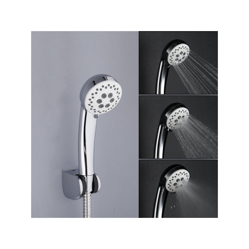 Смеситель Frap F2244-8 белый/хром душ