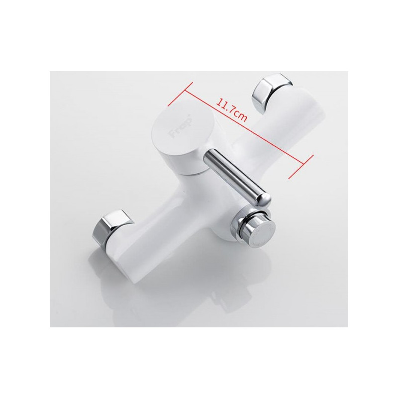 Смеситель Frap F2244-8 белый/хром однозахватный