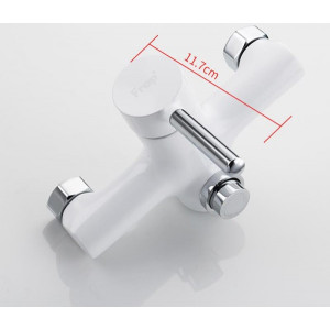 Смеситель Frap F2244-8 белый/хром однозахватный