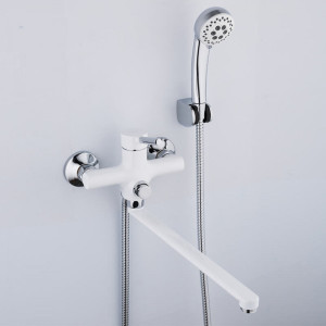 Смеситель Frap F2244-8 белый/хром на стене