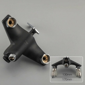 Смеситель Frap F2257 черный/хром крепление