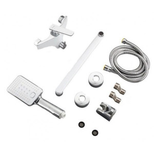 Смеситель Frap F2258 белый/хром комплект