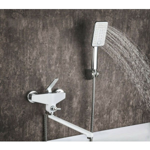 Смеситель Frap F2258 белый/хром на стене