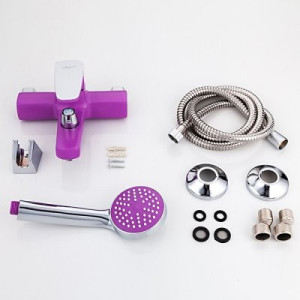 Комплект смесителя Frud R32302 сиреневый/хром