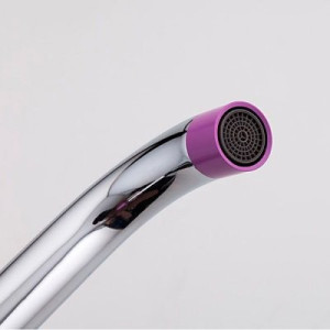 Излив смесителя
 Frud R40302 сиреневый/хром