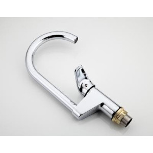 Вид сбоку смесителя Frud R41102 хром