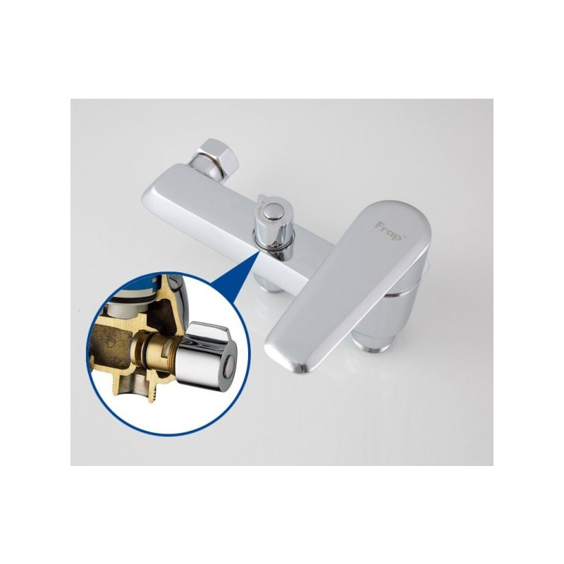 Смеситель Frap F2284 хром переключатель