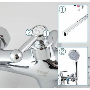 Смеситель Frap F2293 хром переключатель