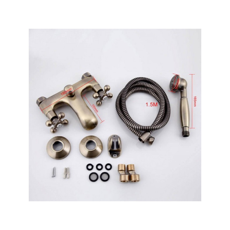 Смеситель Frap F3019-4 бронзовый комплект