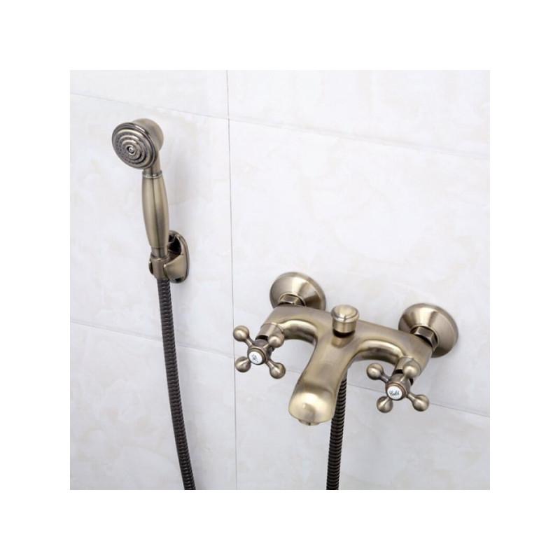 Смеситель Frap F3019-4 бронзовый на стене