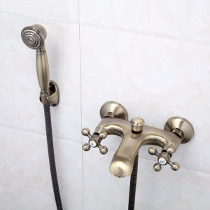 Смеситель Frap F3019-4 бронзовый на стене