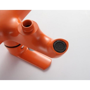 Смеситель Frap F3232 оранжевый/хром аэратор