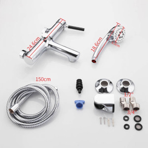 Смеситель Frap F3244 хром комплект