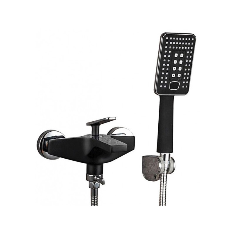 Смеситель Frap F3257 черный/хром