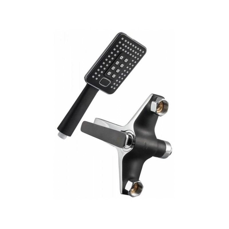 Смеситель Frap F3257 черный/хром однозахватный