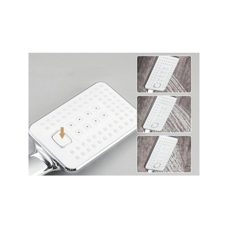 Смеситель Frap F3258 белый/хром душ