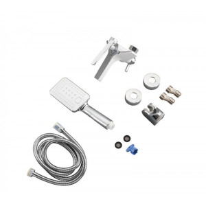 Смеситель Frap F3258 белый/хром комплект