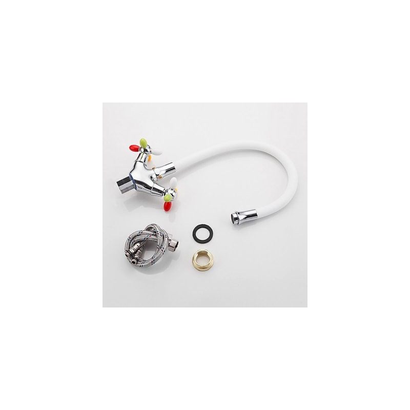 Комплект смесителя Frud R44127-8 хром/белый/разноцветный