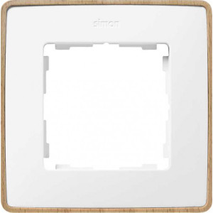Рамка Simon 82 Detail 8201610-270 белый/бук