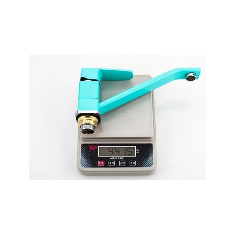 Вес смесителя Frud R49303 хром/бирюзовый