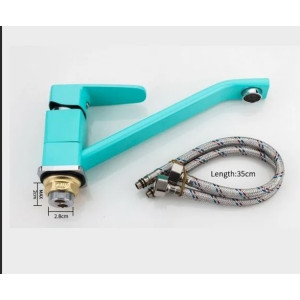 Комплект смесителя Frud R49303 хром/бирюзовый