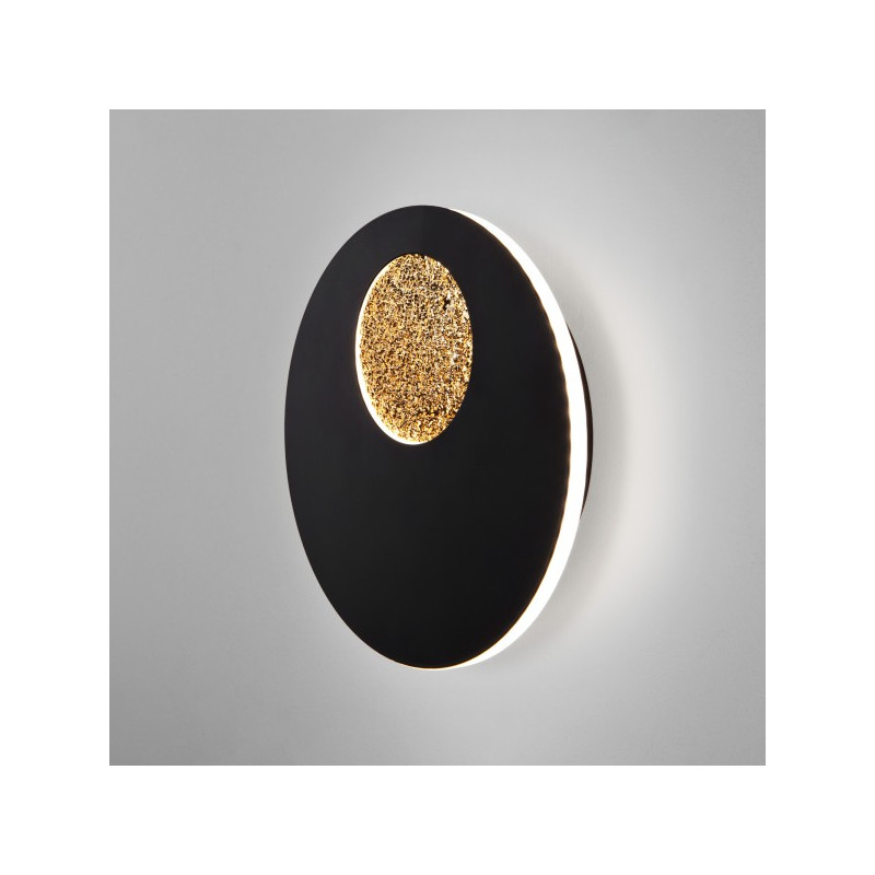 Настенный светильник Евросвет Areola 40150/1 черный/золото