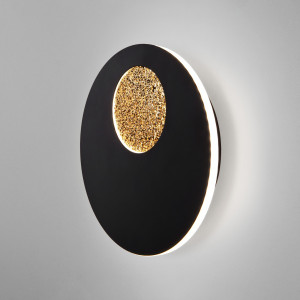 Настенный светильник Евросвет Areola 40150/1 черный/золото
