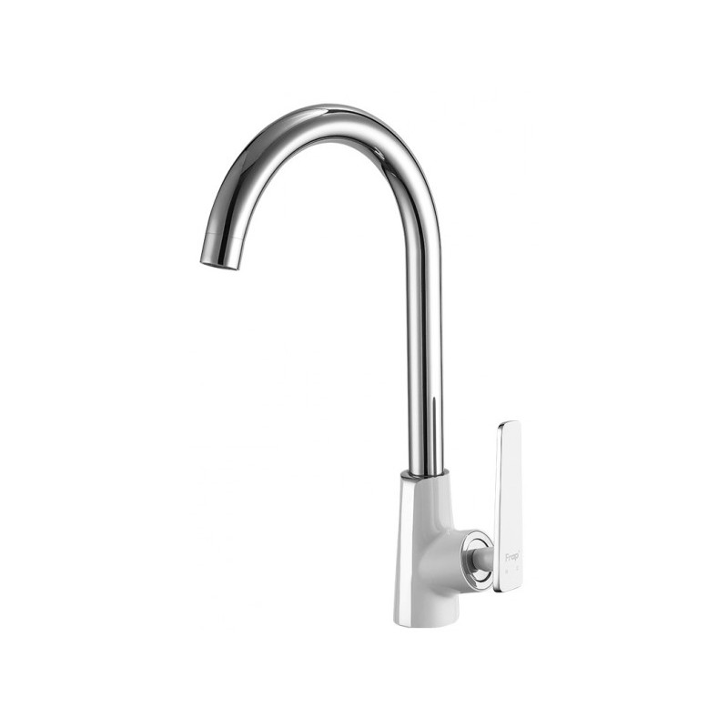 Смеситель Frap F4058 белый/хром