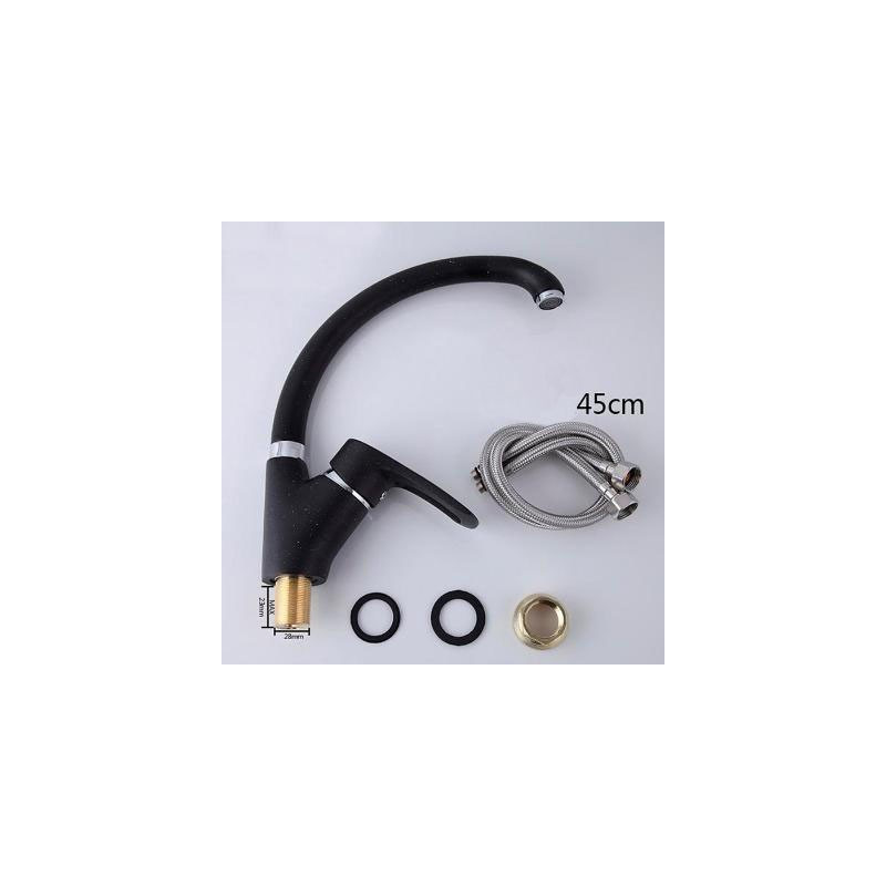 Смеситель Frap F4166-7 черный комплект