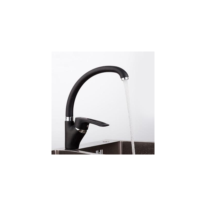 Смеситель Frap F4166-7 черный включен