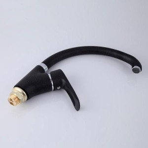 Смеситель Frap F4166-7 черный сбоку