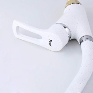 Смеситель Frap F4166-8 белый захват