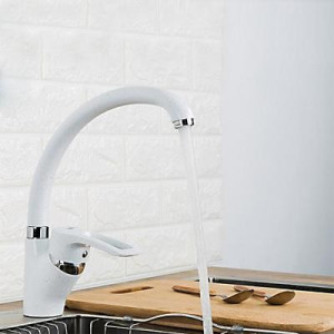 Смеситель Frap F4166-8 белый включен