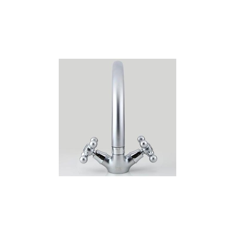 Смеситель Frap F4219-1 матовый хром сзади