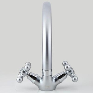 Смеситель Frap F4219-1 матовый хром сзади