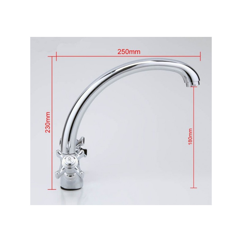 Смеситель Frap F4224 хром размеры