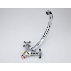 Смеситель Frap F4224 хром гайка