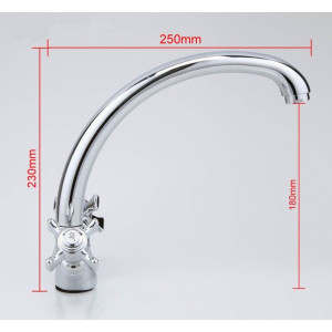 Смеситель Frap F4224 хром размеры