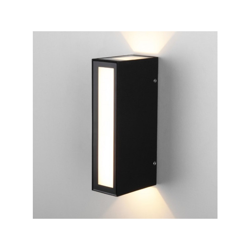 Вид сбоку уличного светильника Elektrostandard 1524 Techno LED Acrux черный