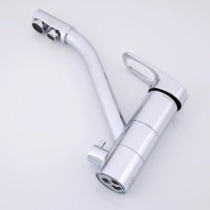 Смеситель Frap F4304 хром сбоку