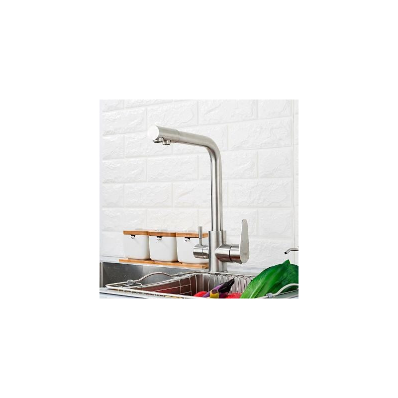 Смеситель Frap F4348 хром на мойке