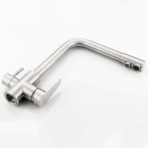 Смеситель Frap F4348 хром сбоку