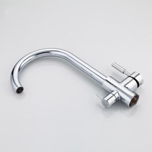 Смеситель Frap F4352 хром сбоку