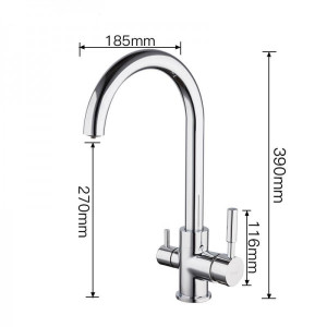 Смеситель Frap F4352 хром размеры