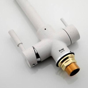 Смеситель Frap F4352-8 белый гайка